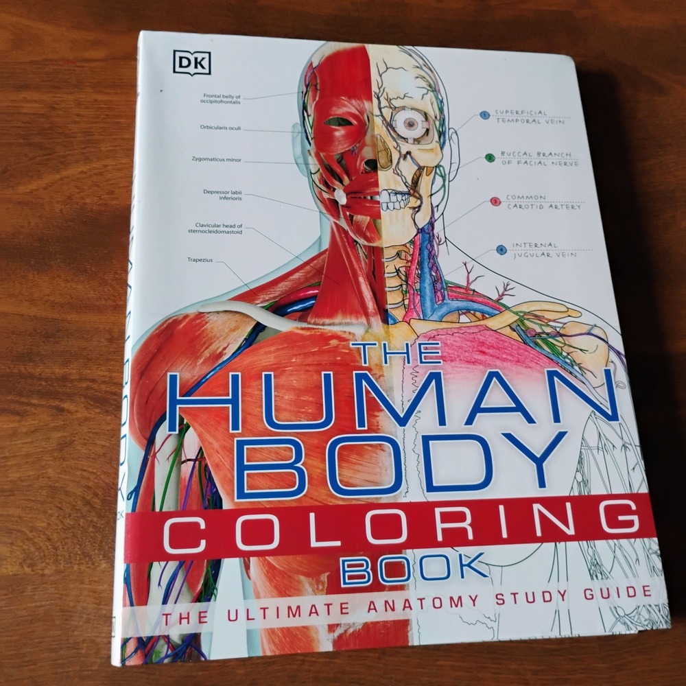 The Human Body Coloring Book The Ultimate Anatomy‎ Study Guide DK
